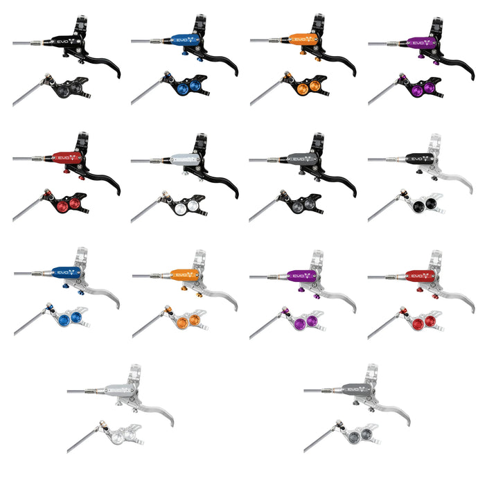 Hope Tech 4 EVO GR4 MTB Brakes-Braided - monkamoo.com