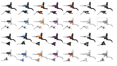 Hope Tech 4 EVO X2 MTB Brakes-Braided (Flat or Post Mount) - monkamoo.com