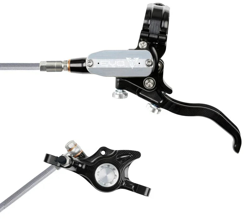 Hope Tech 4 EVO X2 MTB Brakes-Braided (Flat or Post Mount