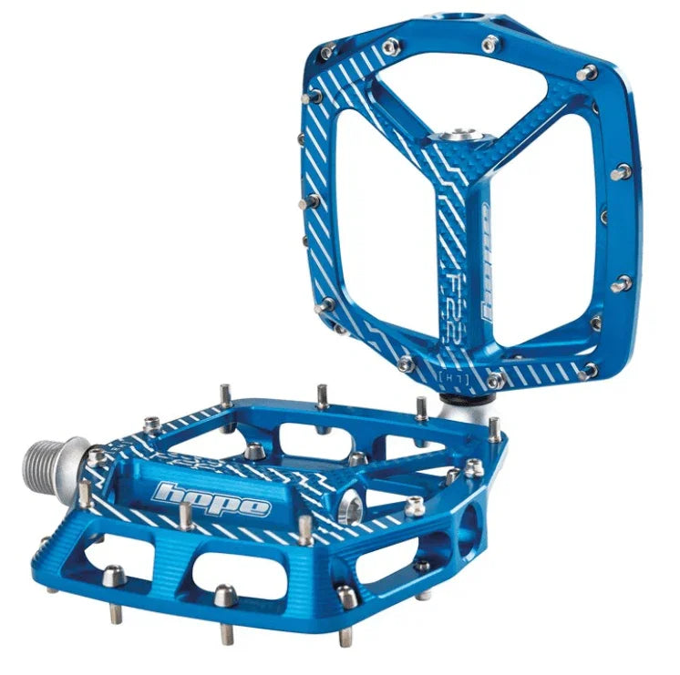 Blue mountain bike pedals shop
